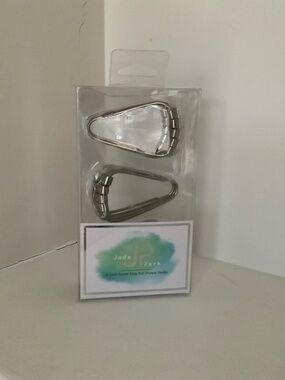 12 satin nickel easy roll shower hooks